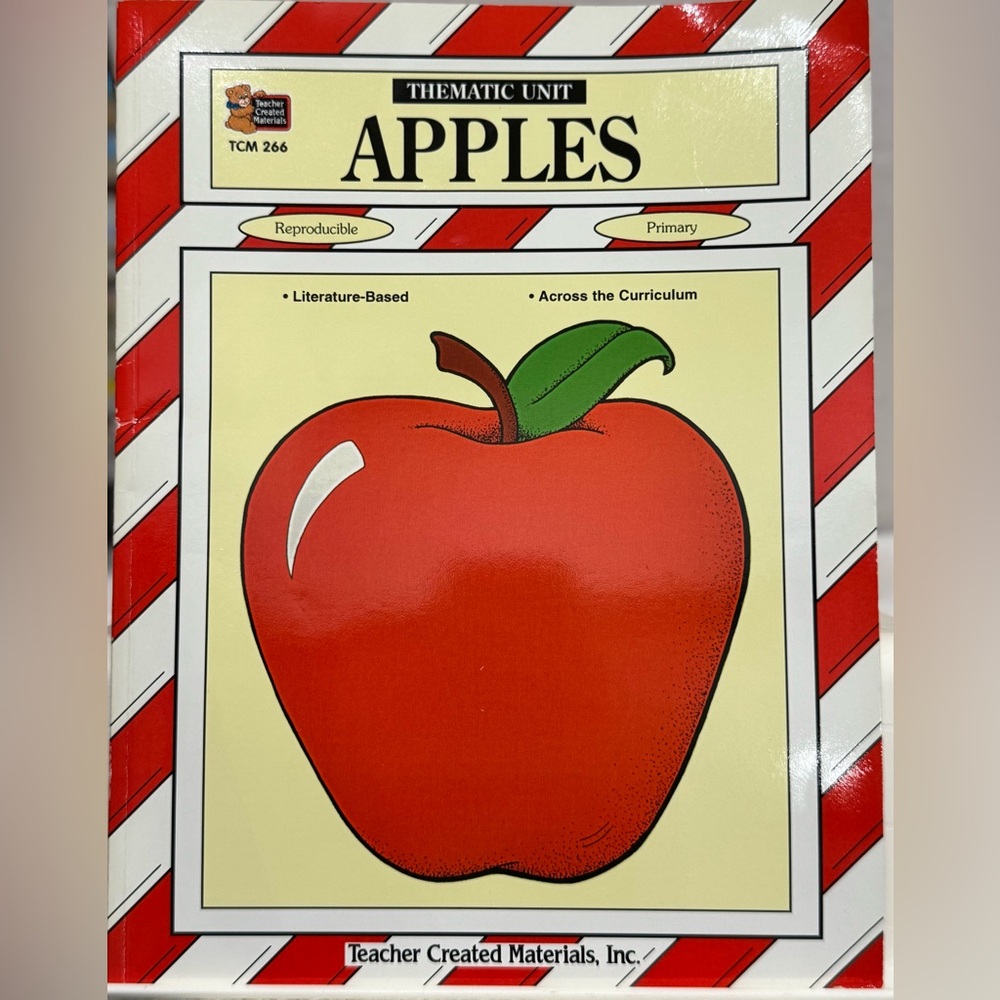 Thematic Units Apples Theme Primary Elementary Education Back To School (1990)